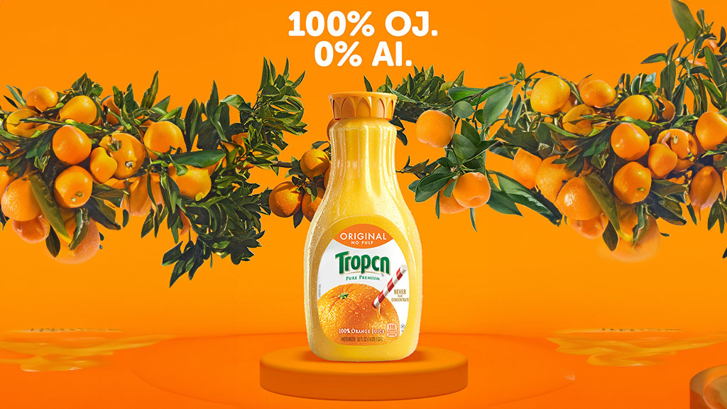 Tropicana Fights Back Against AI With Limited Edition 'Tropcn