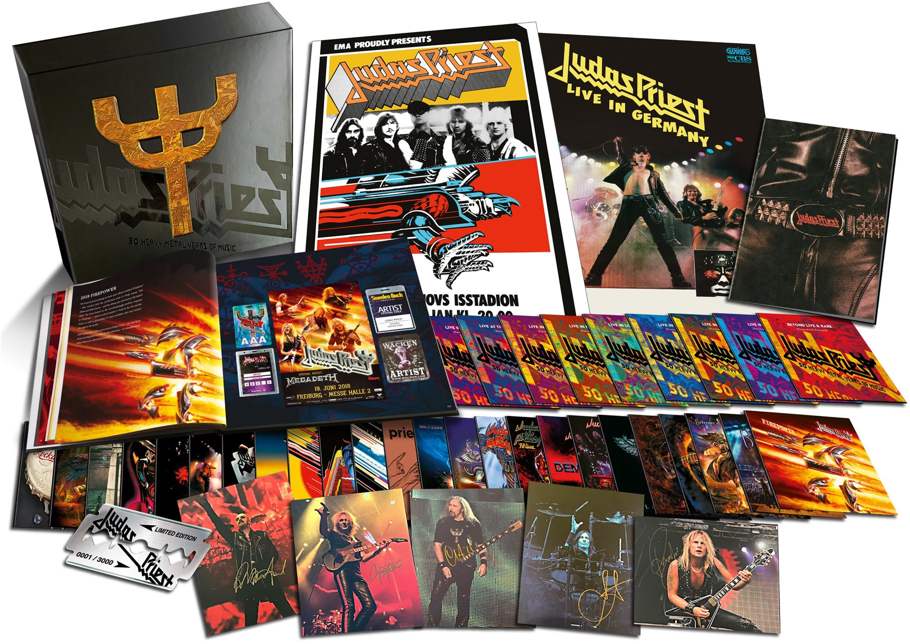 Judas Priest Set To Release Massive 50 Heavy Metal Years Of Music Box Set Next Week The Rock