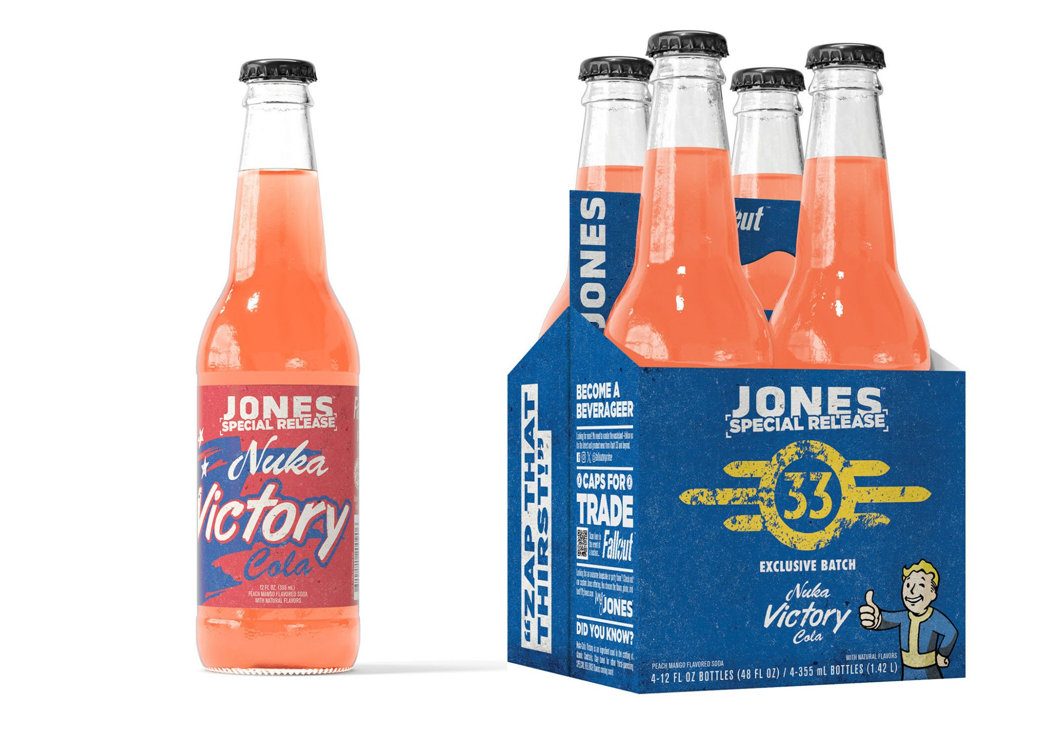 Craft Soda Crossover Jones Soda and 'Fallout' Unveil NukaCola